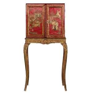 Chinese Lacquer Cabinet, 18th Century