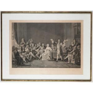 Molière Reading His Comedy Of Tartuffe At Ninon De Lenclos