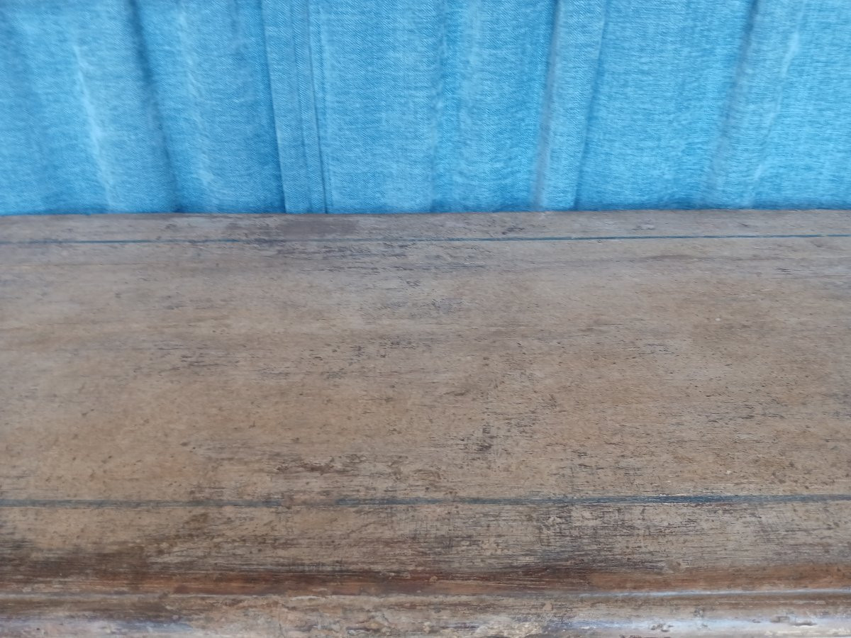 Rara ed importante credenza veneta decorata a tempera magra-photo-3
