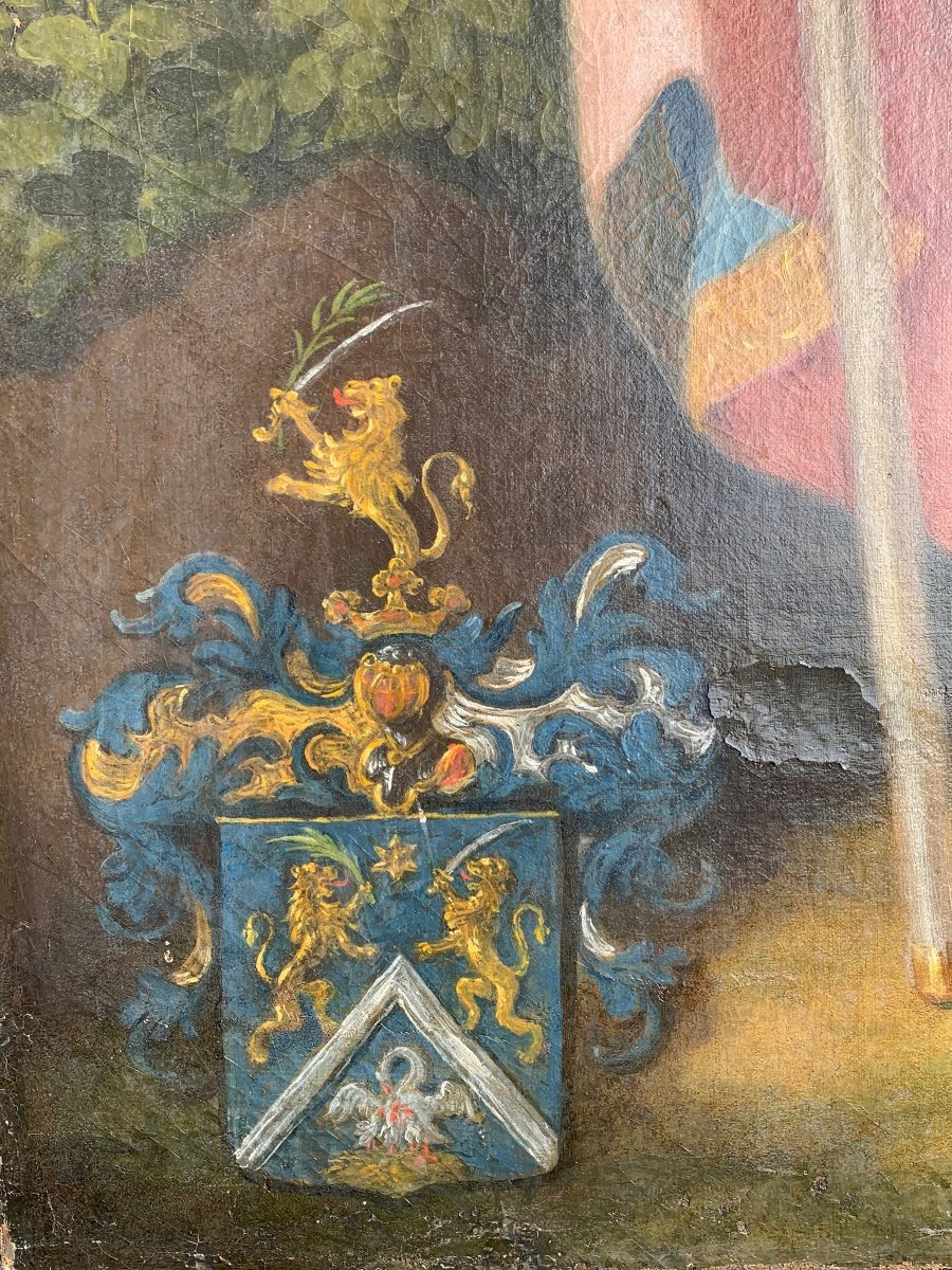 San Nicola. Grande olio su tela 104x165 della seconda metà del XVII secolo. -photo-1