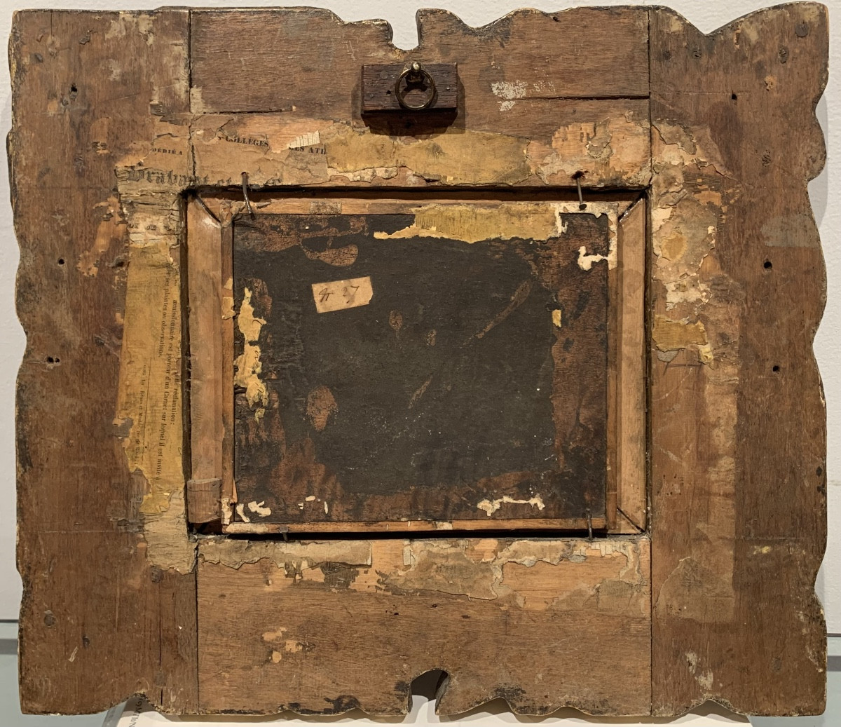 Matrimonio mistico di Santa Caterina. Olio su tavola. Seguace di Correggio del XVII secolo.-photo-3