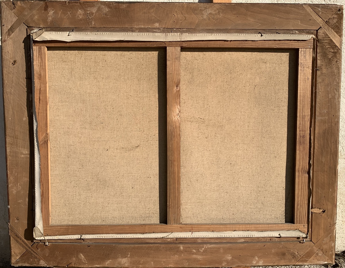 Vedita di Venezia. Olio su tela 82x60. Firmato da Antoine Bouvard 1870-1955-photo-6