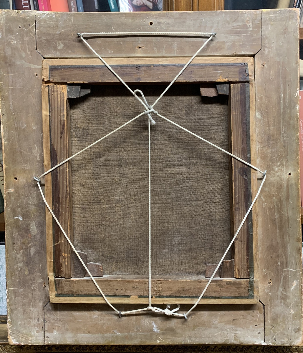 Bimbo addormentato. Olio su tela,40x34. Scuola italiana,fine del XVII secolo.-photo-2