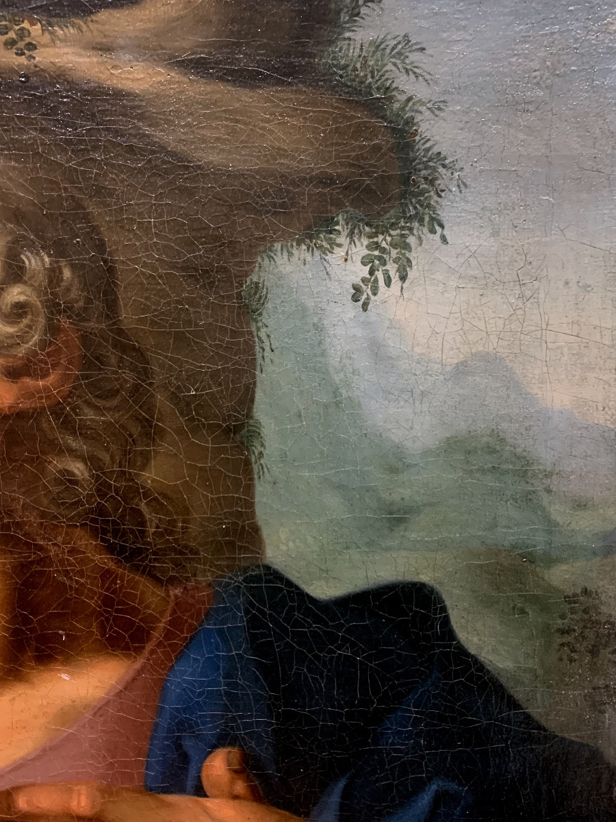 Evangelista, olio su tela 53,5x40. Scuola olandese delXVII secolo. Seguace d’Hendrik Goltzius-photo-3