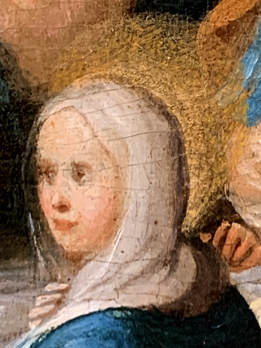 Le ´nozze di Cana. Olio su tela 100x72. Frans Francken III, Attribuito.-photo-6