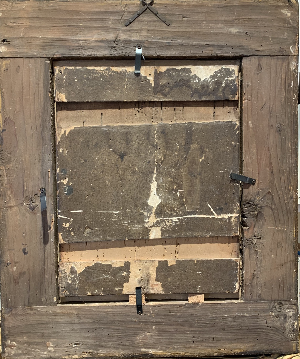 Sacra Famiglia. Olio su tela applicata su tavola. 40x32. Seconda metà del XVI secolo.-photo-7