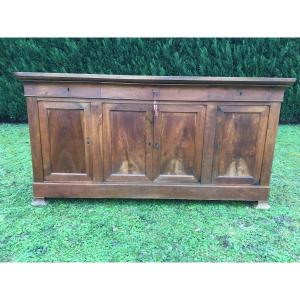 Sideboard In Walnut Louis Philippe Period