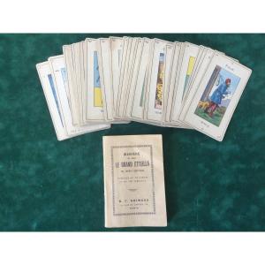 Tarot Game (le Grand Etteilla) Also Said Egyptian Tarot 78 Cards With Are Delivered