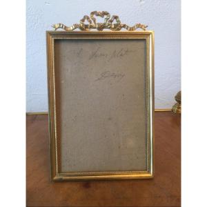 Cadre En Bronze Doré