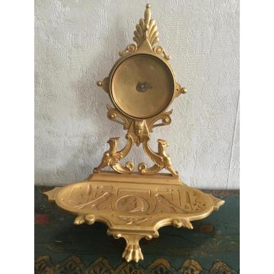 Gilt Bronze Door Watch Egyptian Decor