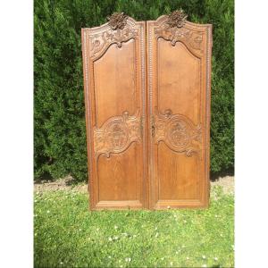Pair Of Norman Oak Doors 