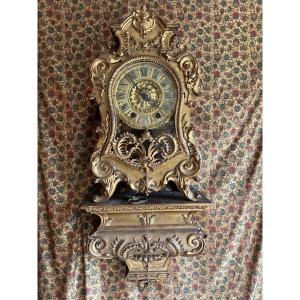 Swiss Gilded Wood Signed D Guye In Môtier Travers
