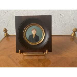 Miniature Portrait Of Mr. Maillet Young