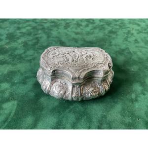 18th Century Silver Box, Weight 128g