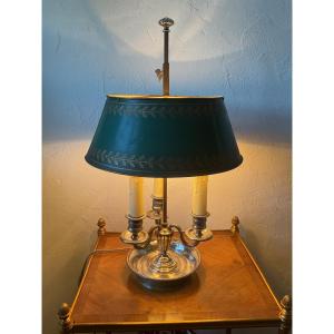 Louis XVI Style Silver-plated Bronze Hot Water Bottle Lamp