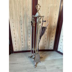 Bronze Fireplace Servant 