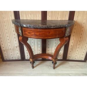 Half-moon Console From The Louis XVI Period 