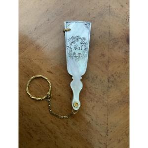 19th Century Dance Card