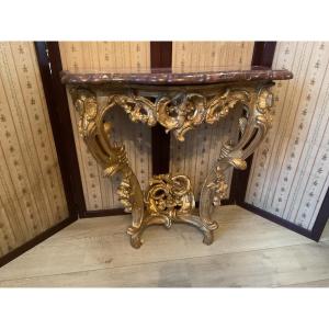 Louis XV Period Giltwood Console Table