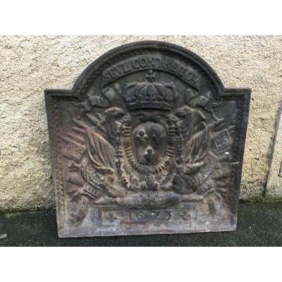 Fireplace Plate XXth Century 53x52cm