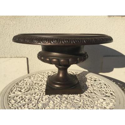 Medici Vase In Iron Cast Iron Lined Bronze Diameter 49 Cm