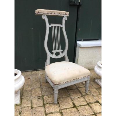 Kneeling Voyeur, Bridge Louis XVI Lacquer Original