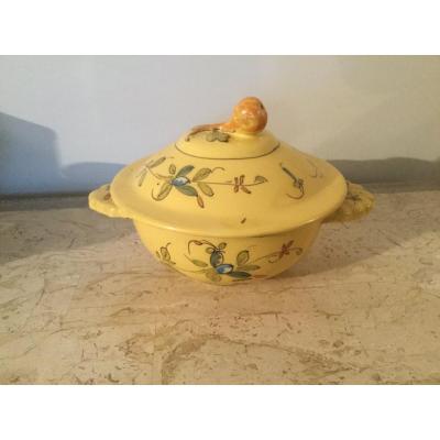 Covered Earthenware Bowl From Montpellier