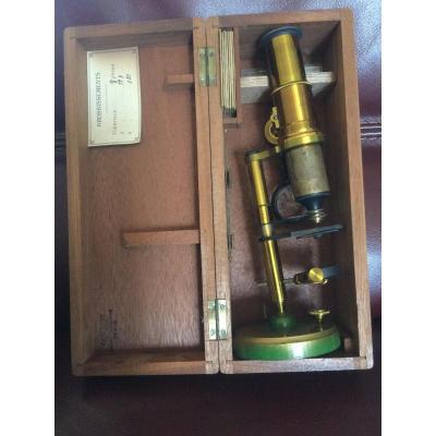 Microscope In Box Signed Radiguet