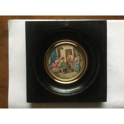 Miniature Signed Tureil The Scouted Lover