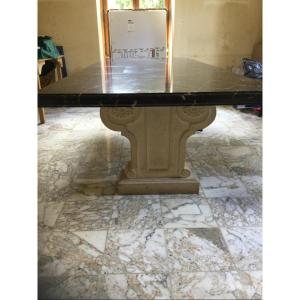 Large Table Top Marble Stone Base 275x109.5 Cm