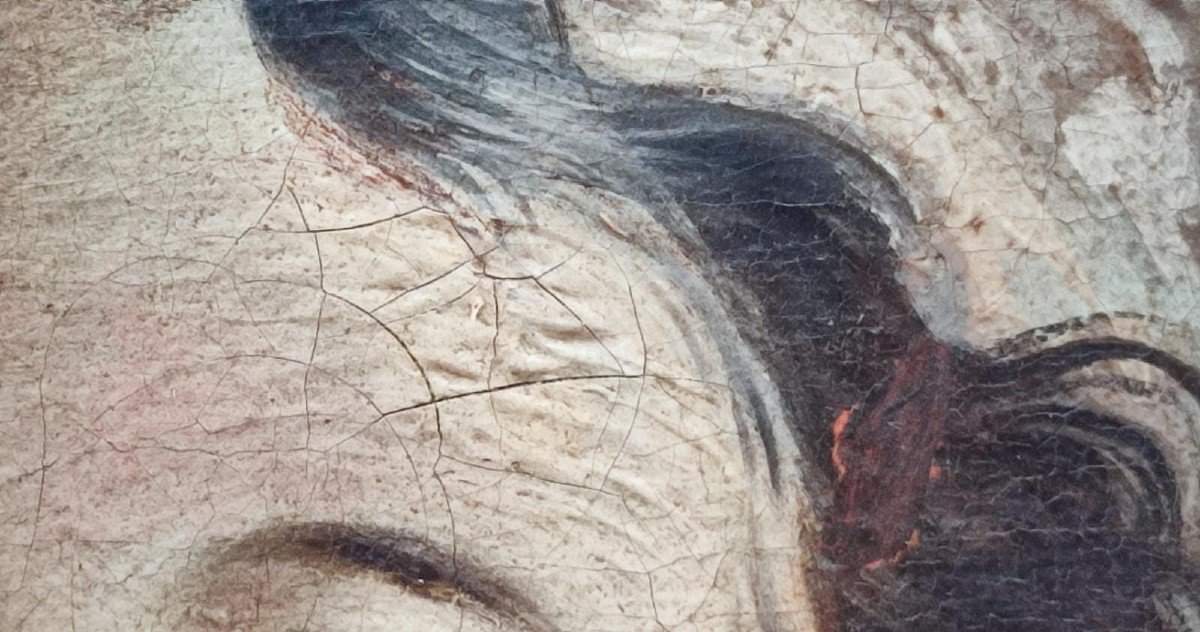 olio su tela "La Bella Cuciniera"-photo-5