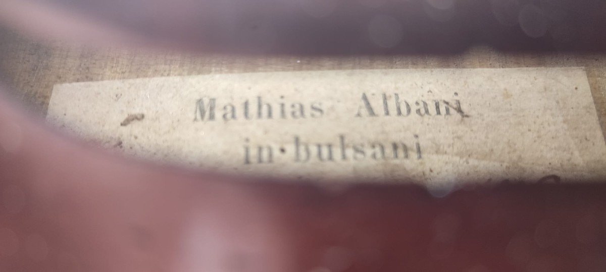 Mathias Albani violino di liuteria italiana Bolzano 1906-photo-2