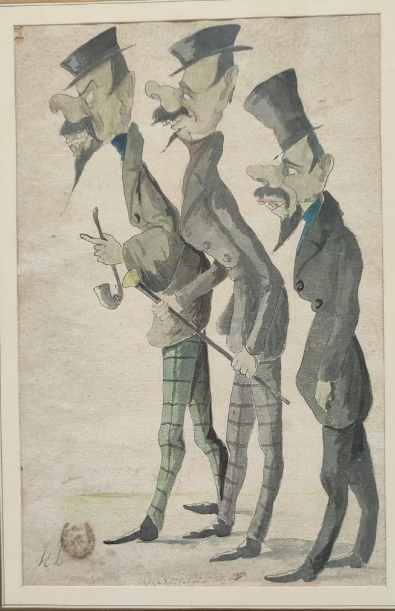Honorè Daumier  siglato - Les Experts de Salon -photo-2