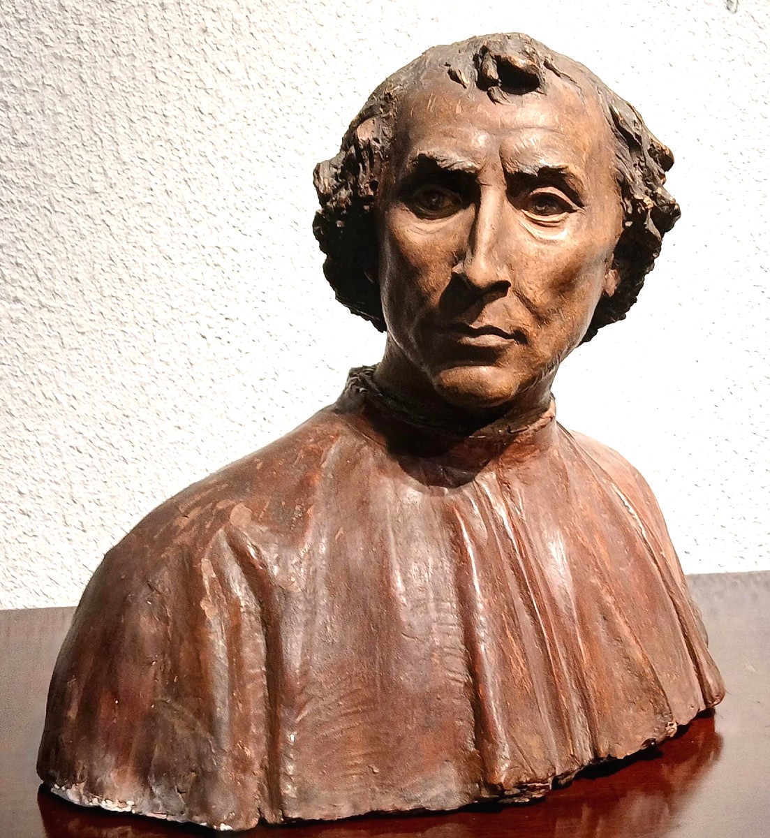 Giovanni Bastianini - Busto in terracotta raffigurante un membro della Famiglia de Medici-photo-1