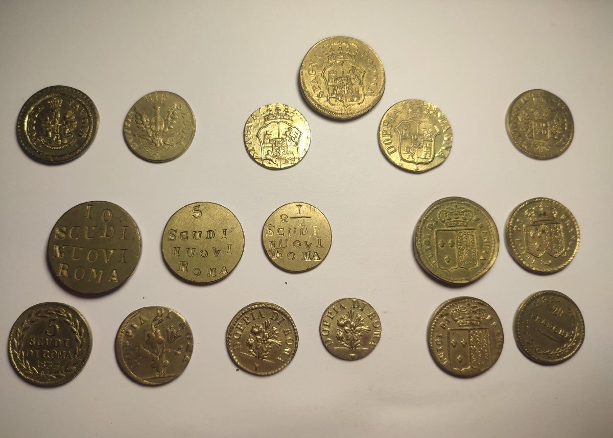   Bilancia con pesi monetari Luigi XVI-photo-4
