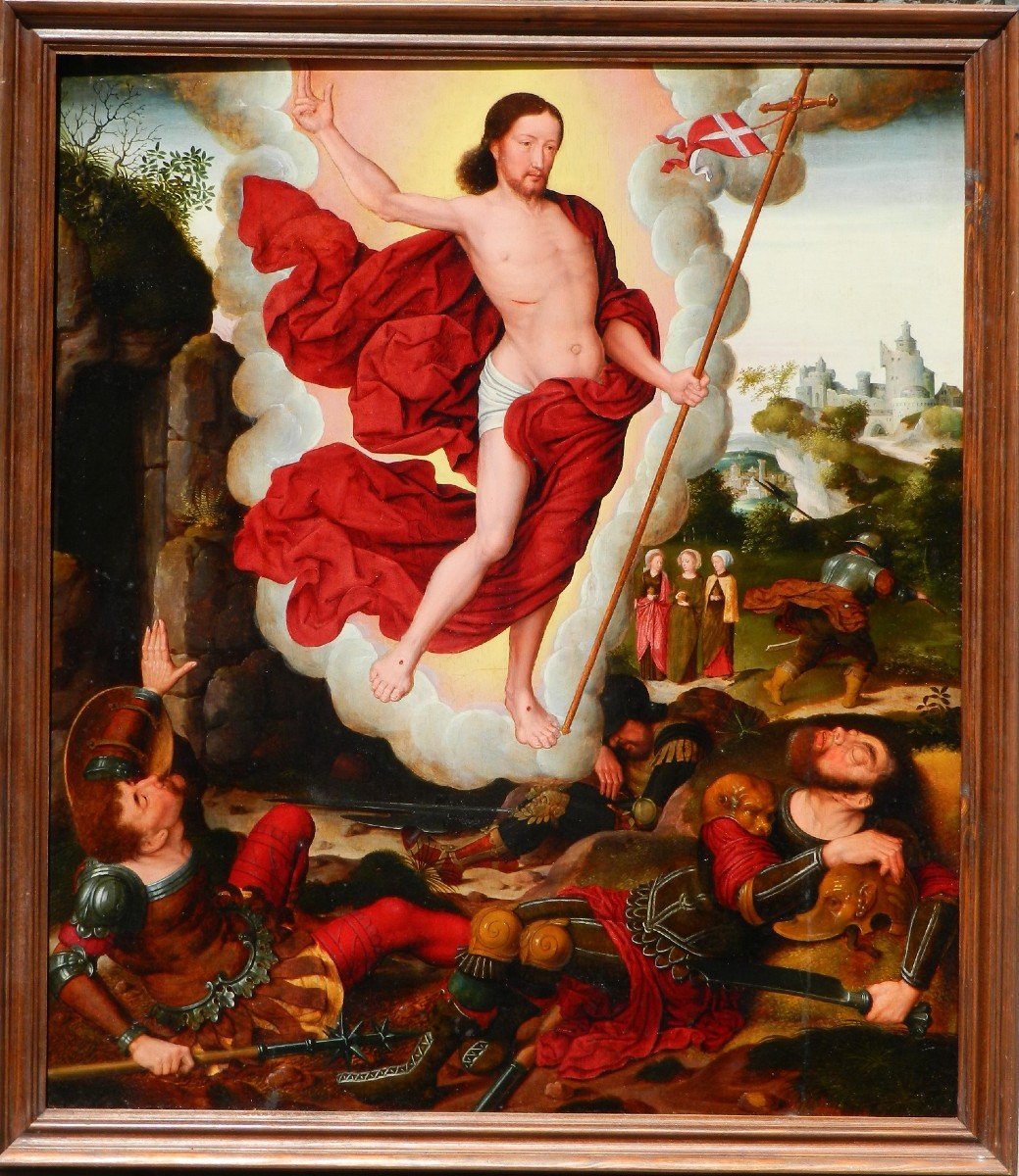 Il Maestro del Sacro Sangue - 'Ascensione di Cristo'- Dipinto trafugato-photo-2