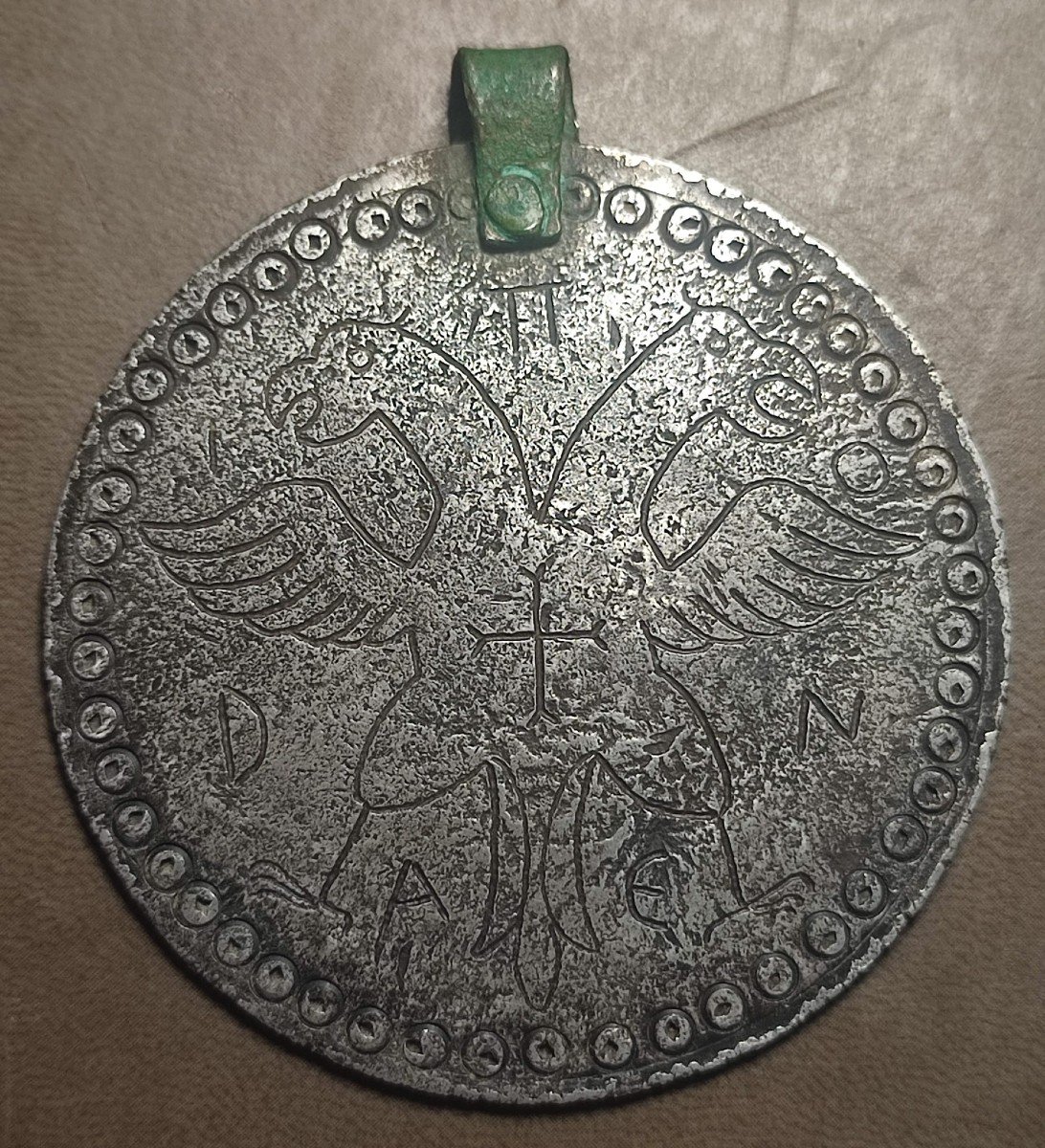 Medaglione Templare  in argento-photo-1