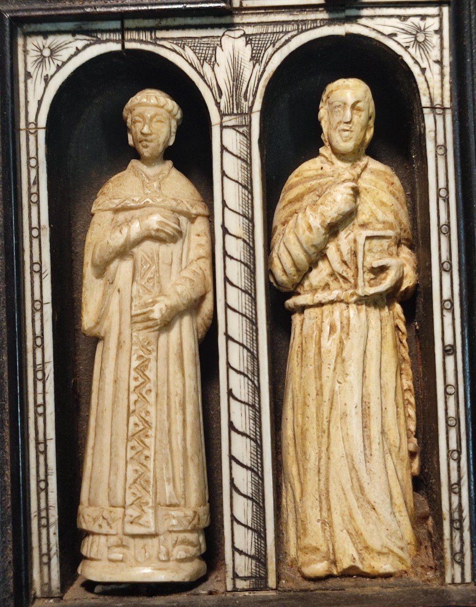 Altarolo senese raffigurante la discendenza tra il Papa Alessandro VI (Borgia) ed il Papa Pio III (Piccolomini) del 22 settembre del 1503.-photo-6