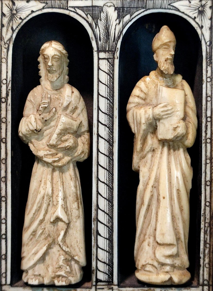 Altarolo senese raffigurante la discendenza tra il Papa Alessandro VI (Borgia) ed il Papa Pio III (Piccolomini) del 22 settembre del 1503.-photo-5