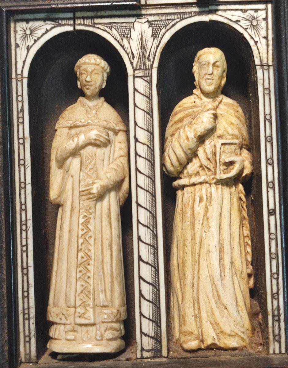 Altarolo senese raffigurante la discendenza tra il Papa Alessandro VI (Borgia) ed il Papa Pio III (Piccolomini) del 22 settembre del 1503.-photo-6
