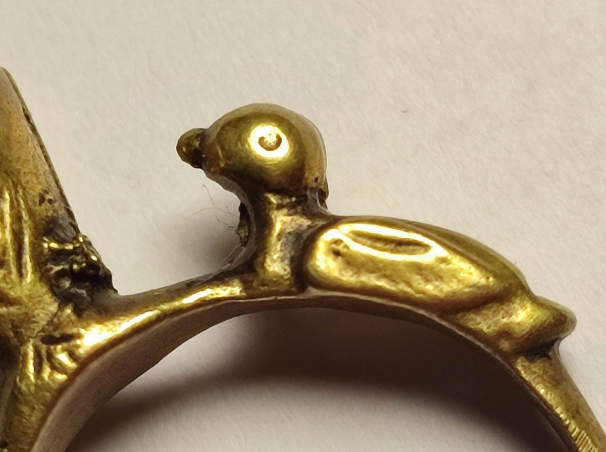 Rarissimo anello bizantino in oro. Ravenna ? sec. V-VI -photo-5