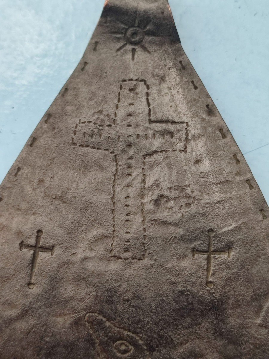 Amuleto Templare a forma di ascia da guerra.-photo-3