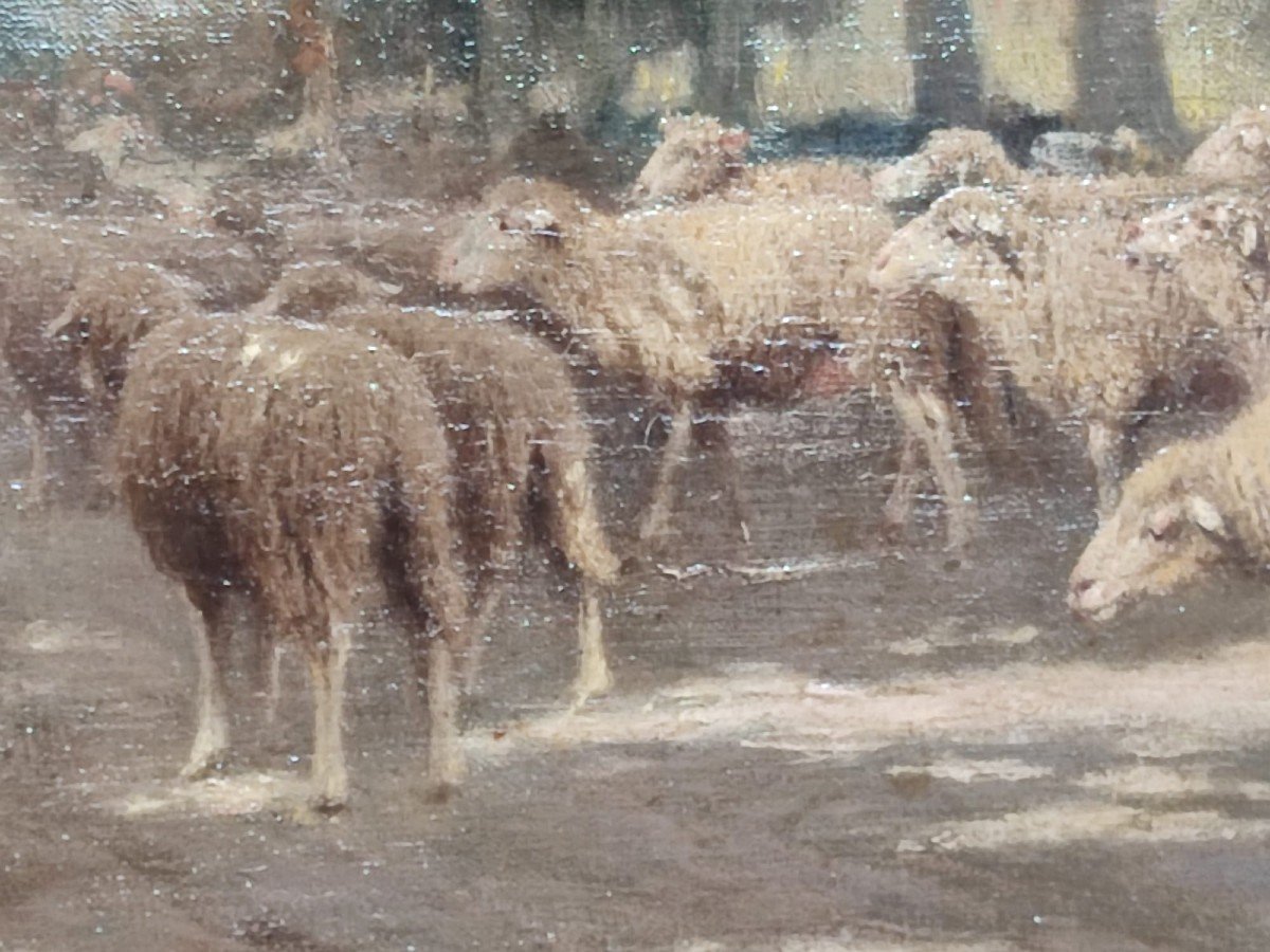 Il Pastore e le sue pecore - Filippo Palizzi 1859-photo-2