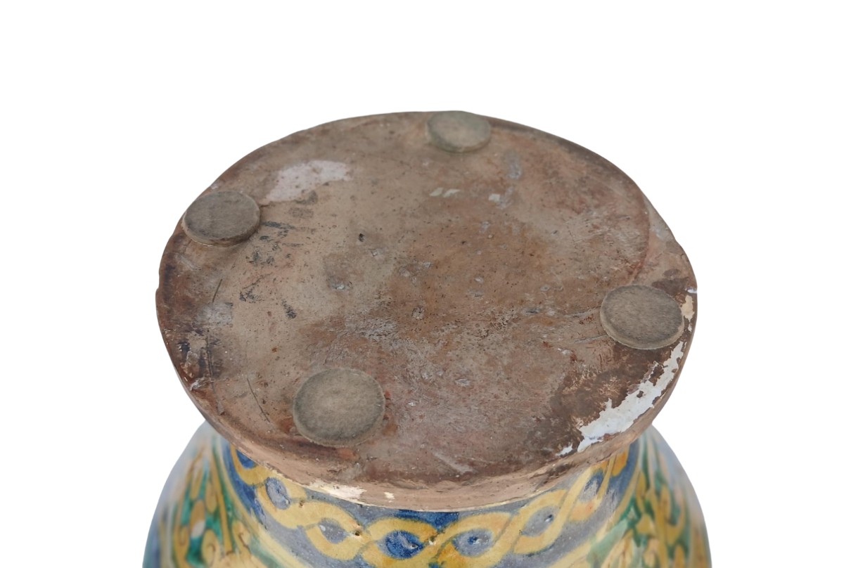 Boccia in maiolica città di Palermo fine sec. XVI inizi XVII-photo-4