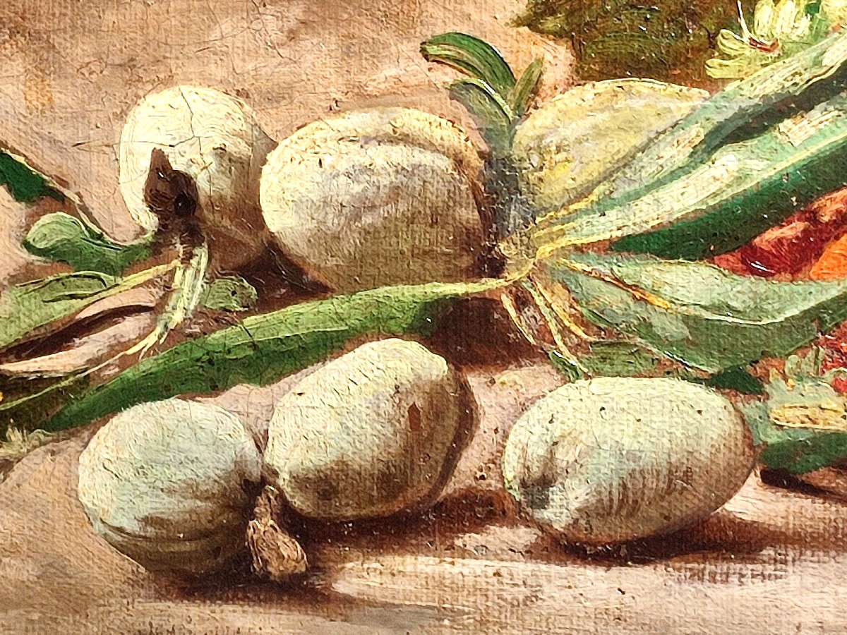 Francesco Lo Jacono ' Mandorle e Fragoloni' - Piccola natura morta del Maestro  siciiano.-photo-2