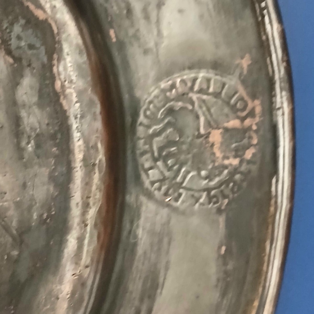 Tiatto Templare di un Gran Maestro.  Punzone 'Sigillum Militum Xpisti'. sec XIII-XIV-photo-4