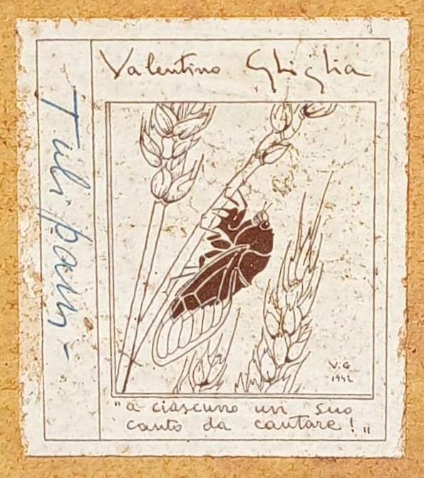 Valentino Ghiglia (1903-!960)- Tulipani in brocca di vetro verde. Dipinto luminoso del pittore -photo-4
