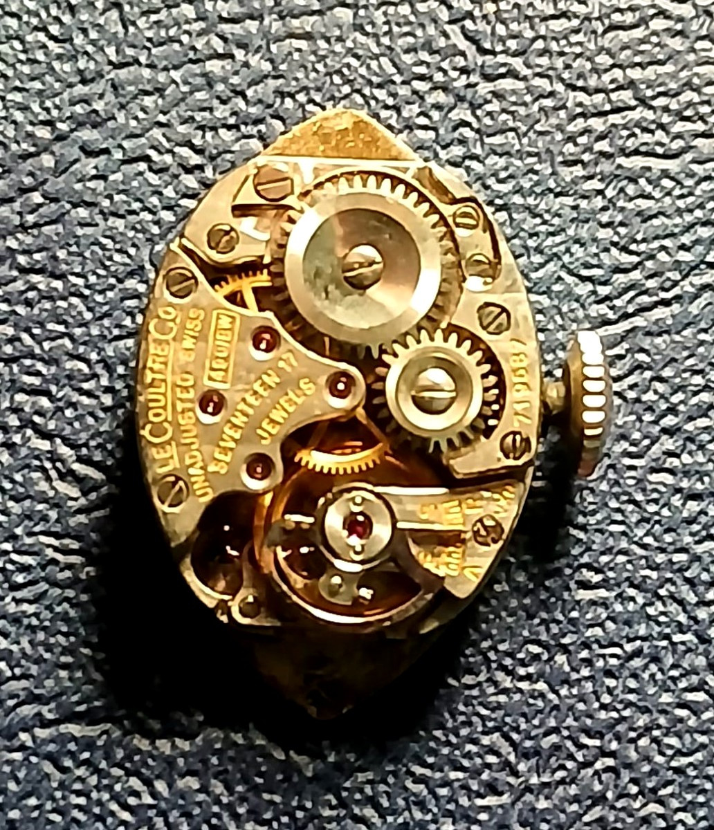 Le Coultre a Geneve. Orologio da donna art Decò in oro bianco 14 kt. funzionante-photo-4