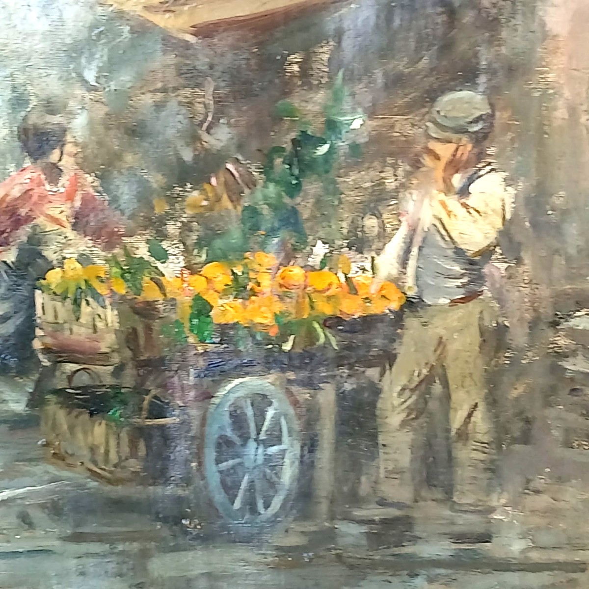 Vincenzo Migliaro. Dipinto della migliore scuola pittorica napoletana di fine 800' . -photo-4