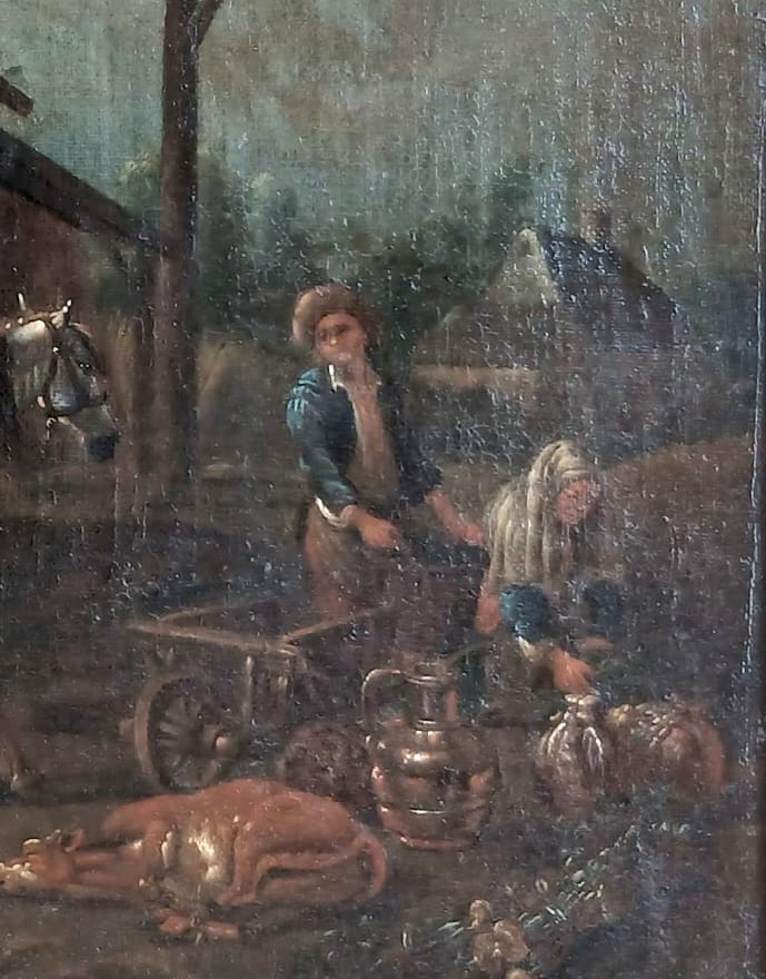 Michelangelo Cerquozzi 'La Stazione per il cambio dei cavalli' Opera pubblicata -photo-3